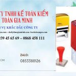 LÀM CON DẤU NHANH TẠI TPHCM 6 Dịch vụ làm con dấu nhanh tại TPHCM