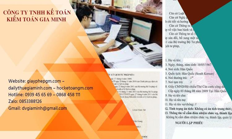 Dịch vụ làm lý lịch tư pháp tại số 1 tại Kiên Giang 