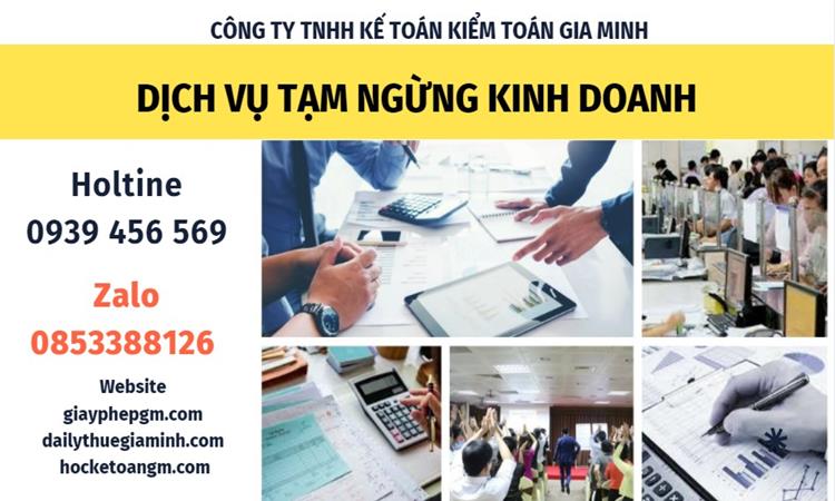 Tạm ngừng kinh doanh có phải nộp thuế môn bài không? 10 Dịch vụ Tạm ngừng kinh doanh
