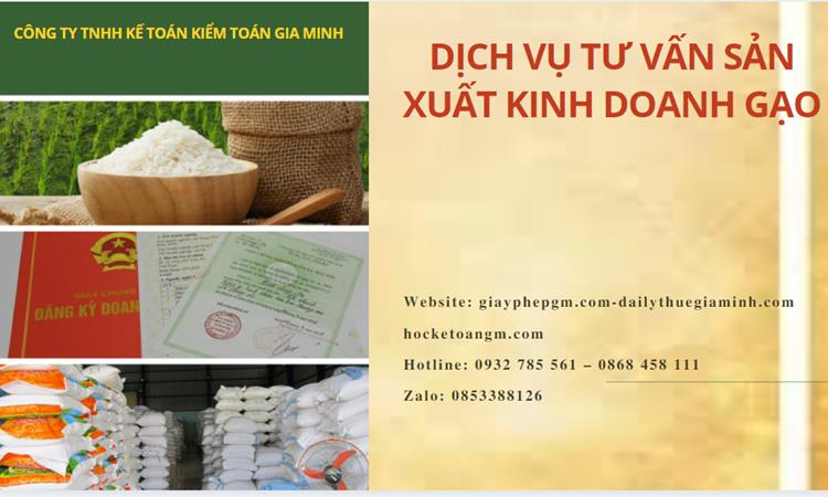 Dịch vụ thành lập công ty sản xuất kinh doanh gạo tại Quận Bình Thủy 