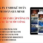 Thủ tục thành lập công ty sản xuất nước uống 14 Dịch vụ thành lập công ty sản xuất nước uống mới nhất