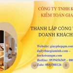 Dịch vụ thành lập doanh nghiệp kinh doanh khách sạn Huyện Từ Liêm