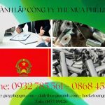 THÀNH LẬP CÔNG TY KINH DOANH PHẾ LIỆU TẠI HUYỆN THƯỜNG TÍN 6 Dịch vụ thành lập doanh nghiệp kinh doanh phế liệu tại Huyện Thường Tín