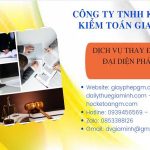 DỊCH VỤ THAY ĐỔI NGƯỜI ĐẠI DIỆN PHÁP LUẬT NHANH 6 Dịch vụ thay đổi người đại diện pháp luật của doanh nghiệp