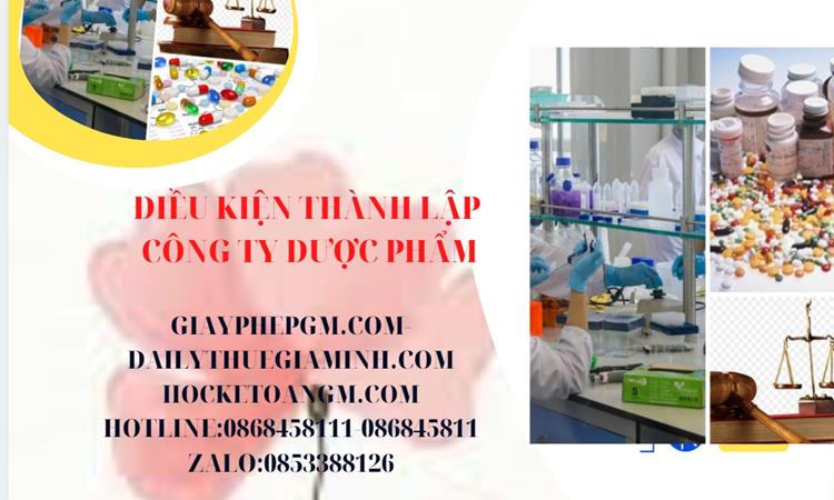 Điều kiện thành lập công ty phân phối dược phẩm ở Hà Tĩnh
