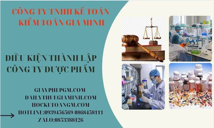 Điều kiện thành lập công ty phân phối dược phẩm ở Huyện Bình Chánh