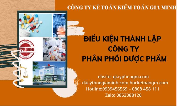 Điều kiện thành lập công ty phân phối dược phẩm ở Huyện Mỹ Đức