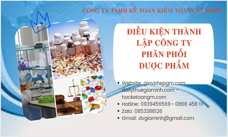 Điều kiện thành lập công ty phân phối dược phẩm ở Huyện Từ Liêm