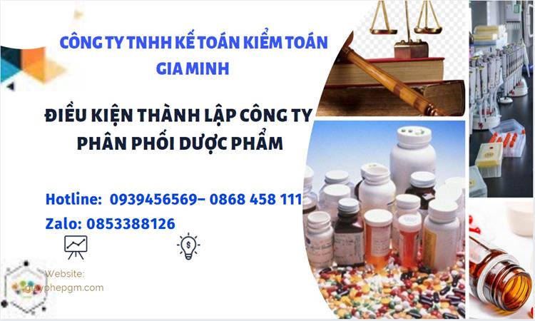 Điều kiện thành lập công ty phân phối dược phẩm ở Long An