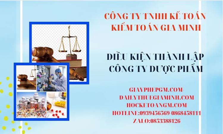 Điều kiện thành lập công ty phân phối dược phẩm ở Quận 5