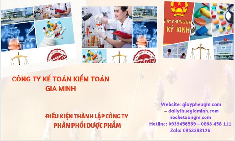 Điều kiện thành lập công ty phân phối dược phẩm ở Quận Phú Nhuận