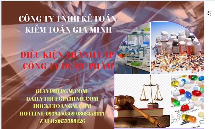 Điều kiện thành lập công ty phân phối dược phẩm ở Thị Xã Sơn Tây