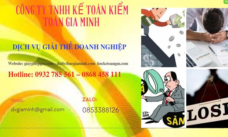 Giải thể công ty cổ phần tại Bắc Kạn trọn gói 