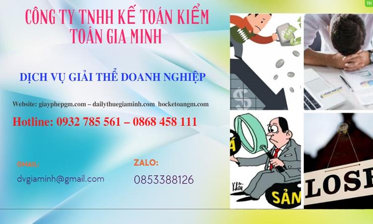 GIẢI THỂ CÔNG TY CỔ PHẦN TẠI BẮC NINH TRỌN GÓI DỊCH VỤ 4 Giải thể công ty cổ phần tại Bắc Ninh trọn gói