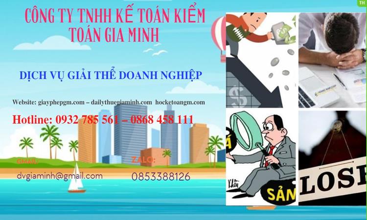Giải thể công ty cổ phần tại Bình Định trọn gói 