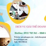 Giải thể doanh nghiệp cổ phần tại Bình Dương 