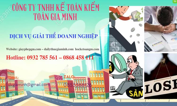 Giải thể công ty cổ phần tại Bình Dương trọn gói 