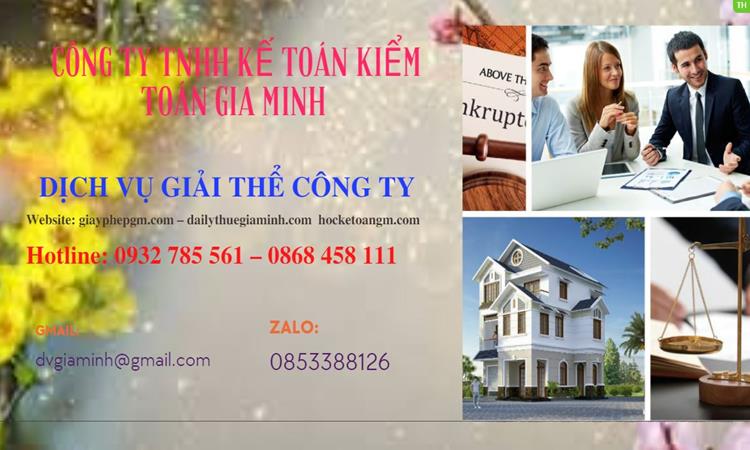 GIẢI THỂ CÔNG TY CỔ PHẦN TẠI HUYỆN MÊ LINH TRỌN GÓI DỊCH VỤ 4 Giải thể công ty cổ phần tại Huyện Mê Linh trọn gói
