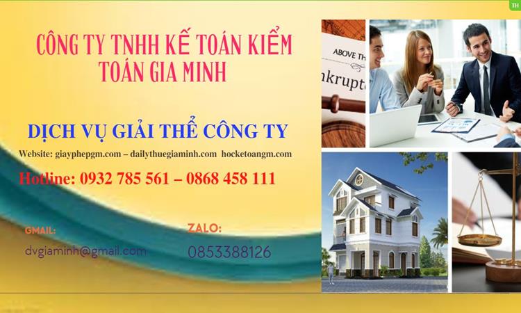 GIẢI THỂ CÔNG TY CỔ PHẦN TẠI HUYỆN SÓC SƠN TRỌN GÓI DỊCH VỤ 4 Giải thể công ty cổ phần tại Huyện Sóc Sơn trọn gói