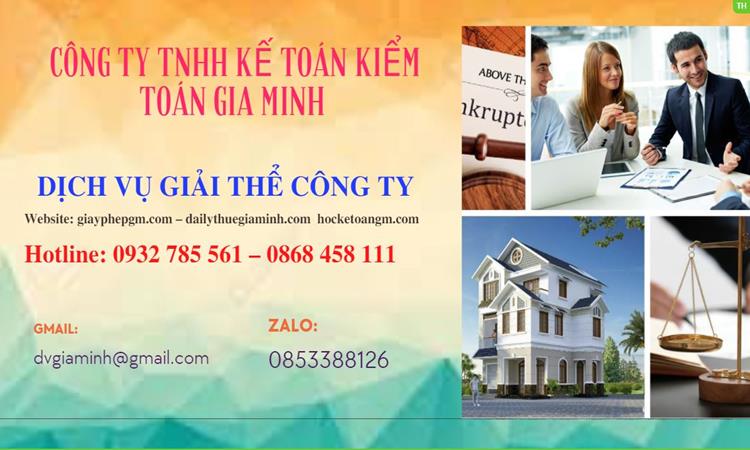 GIẢI THỂ CÔNG TY CỔ PHẦN TẠI HUYỆN THẠCH THẤT TRỌN GÓI DỊCH VỤ 4 Giải thể công ty cổ phần tại Huyện Thạch Thất trọn gói