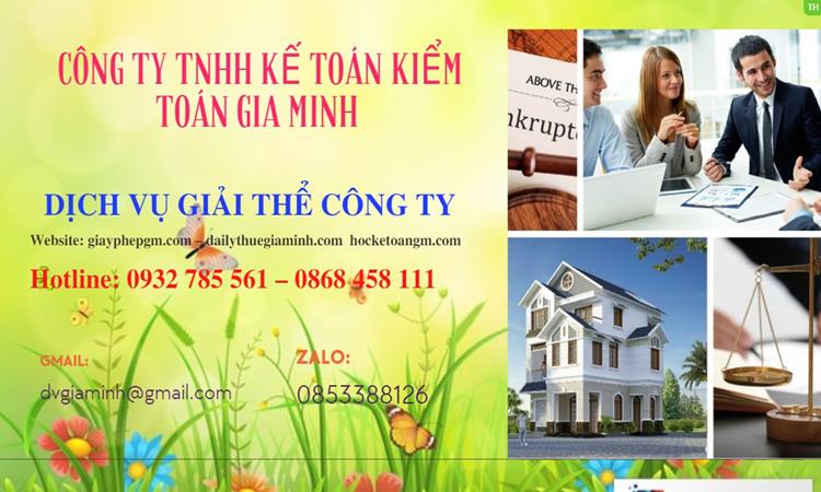 GIẢI THỂ CÔNG TY CỔ PHẦN TẠI HUYỆN TỪ LIÊM TRỌN GÓI DỊCH VỤ 4 Giải thể công ty cổ phần tại Huyện Từ Liêm trọn gói