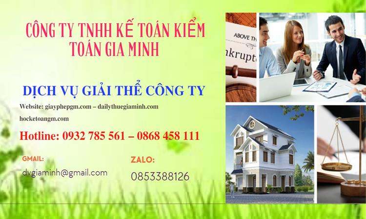 GIẢI THỂ CÔNG TY CỔ PHẦN TẠI QUẬN BÌNH THẠNH TRỌN GÓI DỊCH VỤ 4 Giải thể công ty cổ phần tại Quận Bình Thạnh trọn gói