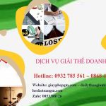 GIẢI THỂ CÔNG TY CỔ PHẦN TẠI QUẬN BÌNH THỦY TRỌN GÓI DỊCH VỤ 6 Giải thể doanh nghiệp cổ phần tại Quận Bình Thủy