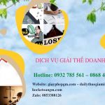 Giải thể doanh nghiệp cổ phần tại Quận Hoàn Kiếm 