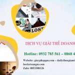 GIẢI THỂ CÔNG TY CỔ PHẦN TẠI QUẬN LONG BIÊN TRỌN GÓI DỊCH VỤ 6 Giải thể doanh nghiệp cổ phần tại Quận Long Biên