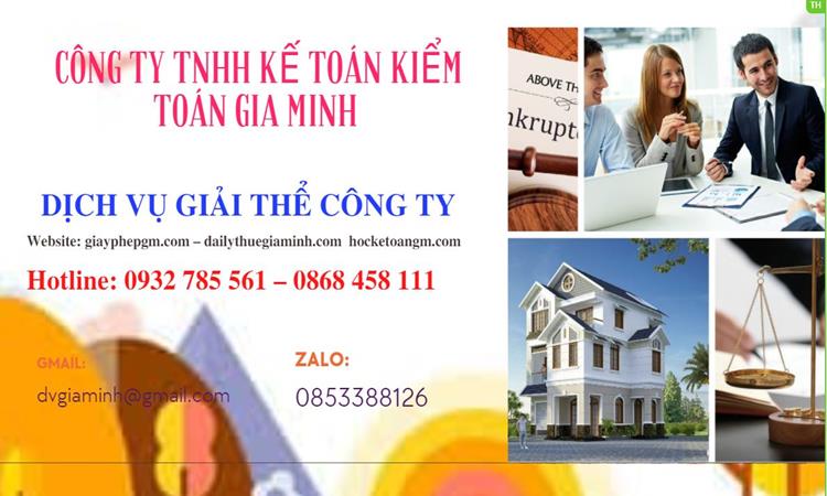 GIẢI THỂ CÔNG TY CỔ PHẦN TẠI QUẬN LONG BIÊN TRỌN GÓI DỊCH VỤ 4 Giải thể công ty cổ phần tại Quận Long Biên trọn gói