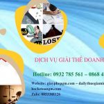 GIẢI THỂ CÔNG TY CỔ PHẦN TẠI TP HÀ NỘI TRỌN GÓI DỊCH VỤ 6 Giải thể doanh nghiệp cổ phần tại TP Hà Nội