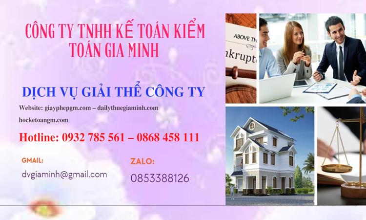 Giải thể công ty cổ phần tại TP Hồ Chí Minh trọn gói 