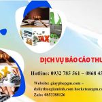 PHÍ DỊCH VỤ BÁO CÁO THUẾ GTGT TẠI CAO BẰNG 6 Hồ sơ báo cáo thuế GTGT tại Cao Bằng