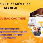 PHÍ DỊCH VỤ BÁO CÁO THUẾ GTGT TẠI HUYỆN CHƯƠNG MỸ 6 Hồ sơ báo cáo thuế GTGT tại Huyện Chương Mỹ