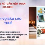 PHÍ DỊCH VỤ BÁO CÁO THUẾ GTGT TẠI HUYỆN MÊ LINH 6 Hồ sơ báo cáo thuế GTGT tại Huyện Mê Linh