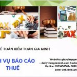 PHÍ DỊCH VỤ BÁO CÁO THUẾ GTGT TẠI HUYỆN PHÚC THỌ 6 Hồ sơ báo cáo thuế GTGT tại Huyện Phúc Thọ