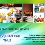 Hồ sơ báo cáo thuế GTGT tại Huyện Thanh Liêm