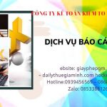 PHÍ DỊCH VỤ BÁO CÁO THUẾ GTGT TẠI HUYỆN THƯỜNG TÍN 6 Hồ sơ báo cáo thuế GTGT tại Huyện Thường Tín