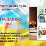 PHÍ DỊCH VỤ BÁO CÁO THUẾ GTGT TẠI HUYỆN VĨNH THẠNH 6 Phí dịch vụ báo cáo thuế GTGT tại Huyện Vĩnh Thạnh