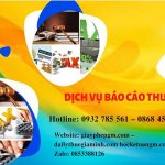 PHÍ DỊCH VỤ BÁO CÁO THUẾ GTGT TẠI KON TUM 6 Hồ sơ báo cáo thuế GTGT tại Kon Tum
