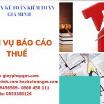 Phí dịch vụ báo cáo thuế gtgt tại phú thọ 6 Hồ sơ báo cáo thuế GTGT tại Phú Thọ
