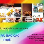 PHÍ DỊCH VỤ BÁO CÁO THUẾ GTGT TẠI QUẬN 3 6 Hồ sơ báo cáo thuế GTGT tại Quận 3
