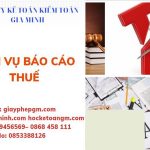 PHÍ DỊCH VỤ BÁO CÁO THUẾ GTGT TẠI QUẬN 5 6 Hồ sơ báo cáo thuế GTGT tại Quận 5