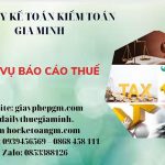 PHÍ DỊCH VỤ BÁO CÁO THUẾ GTGT TẠI QUẬN 9 6 Hồ sơ báo cáo thuế GTGT tại Quận 9
