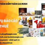 PHÍ DỊCH VỤ BÁO CÁO THUẾ GTGT TẠI QUẬN CẦU GIẤY 6 Hồ sơ báo cáo thuế GTGT tại Quận Cầu Giấy
