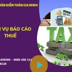 PHÍ DỊCH VỤ BÁO CÁO THUẾ GTGT TẠI QUẬN GÒ VẤP 6 Hồ sơ báo cáo thuế GTGT tại Quận Gò Vấp