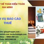 PHÍ DỊCH VỤ BÁO CÁO THUẾ GTGT TẠI QUẬN TÂN BÌNH 6 Hồ sơ báo cáo thuế GTGT tại Quận Tân Bình