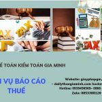 PHÍ DỊCH VỤ BÁO CÁO THUẾ GTGT TẠI QUẬN THỐT NỐT 6 Hồ sơ báo cáo thuế GTGT tại Quận Thốt Nốt