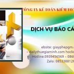 PHÍ DỊCH VỤ BÁO CÁO THUẾ GTGT TẠI QUẢNG BÌNH 6 Hồ sơ báo cáo thuế GTGT tại Quảng Bình