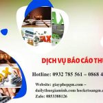 PHÍ DỊCH VỤ BÁO CÁO THUẾ GTGT TẠI SÓC TRĂNG 6 Hồ sơ báo cáo thuế GTGT tại Sóc Trăng